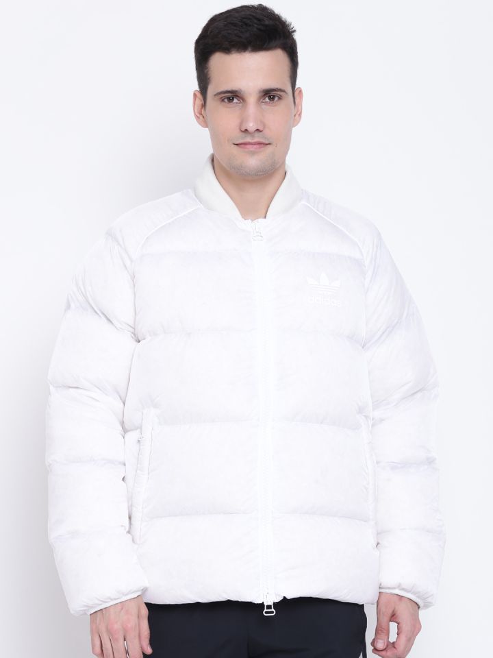 adidas white puffer jacket
