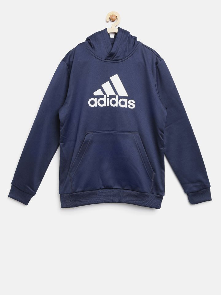 adidas dark blue hoodie