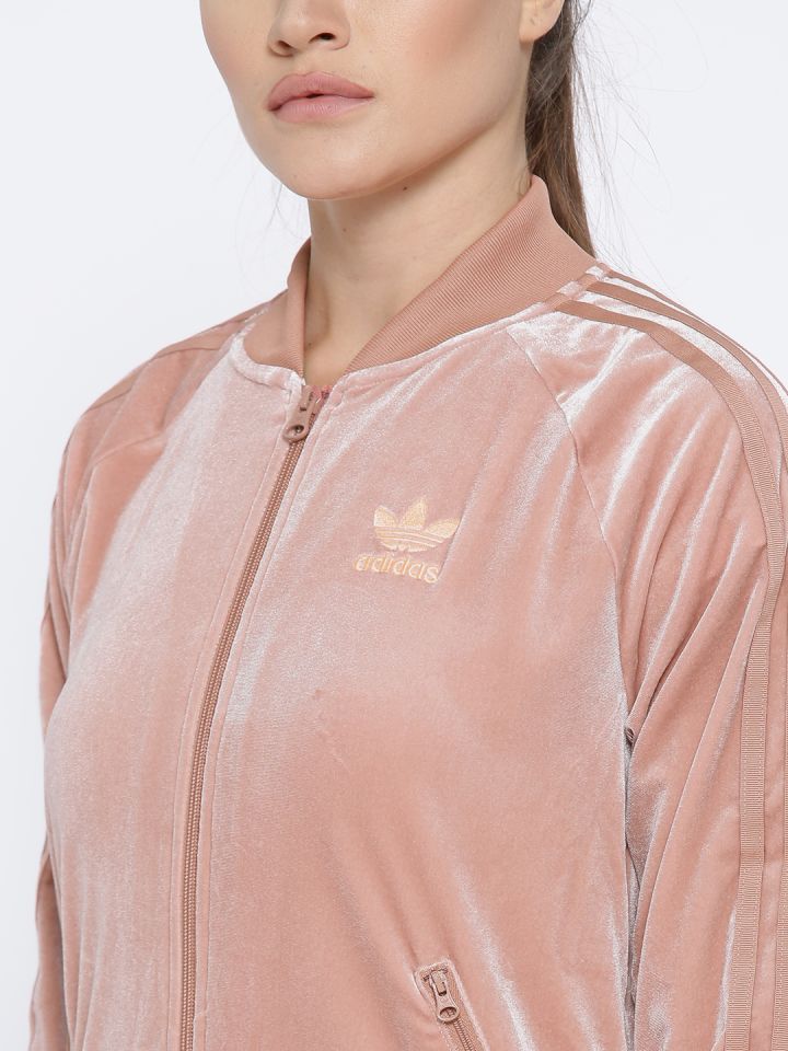 Rose gold adidas bomber jacket new arrivals