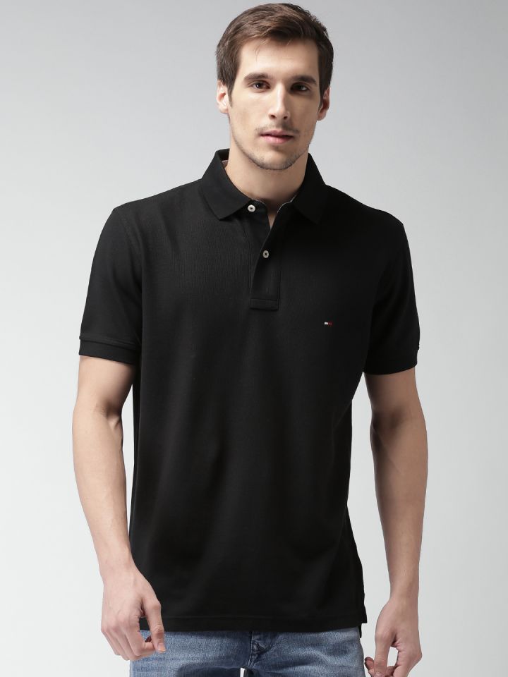 Black sales tommy polo