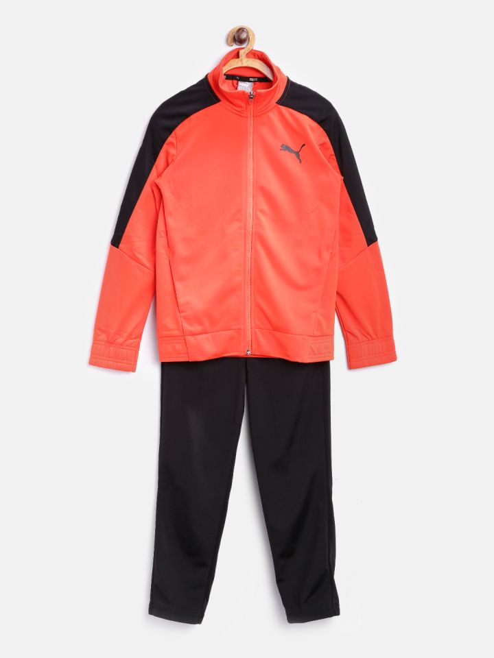 Orange puma sweatsuit hotsell