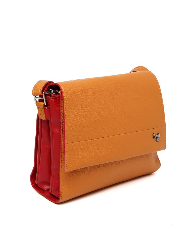 baggit orange sling bag