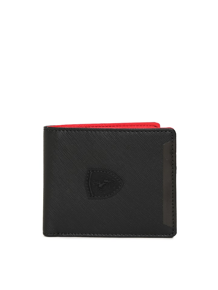 Black Ferrari LS Two Fold Wallet 