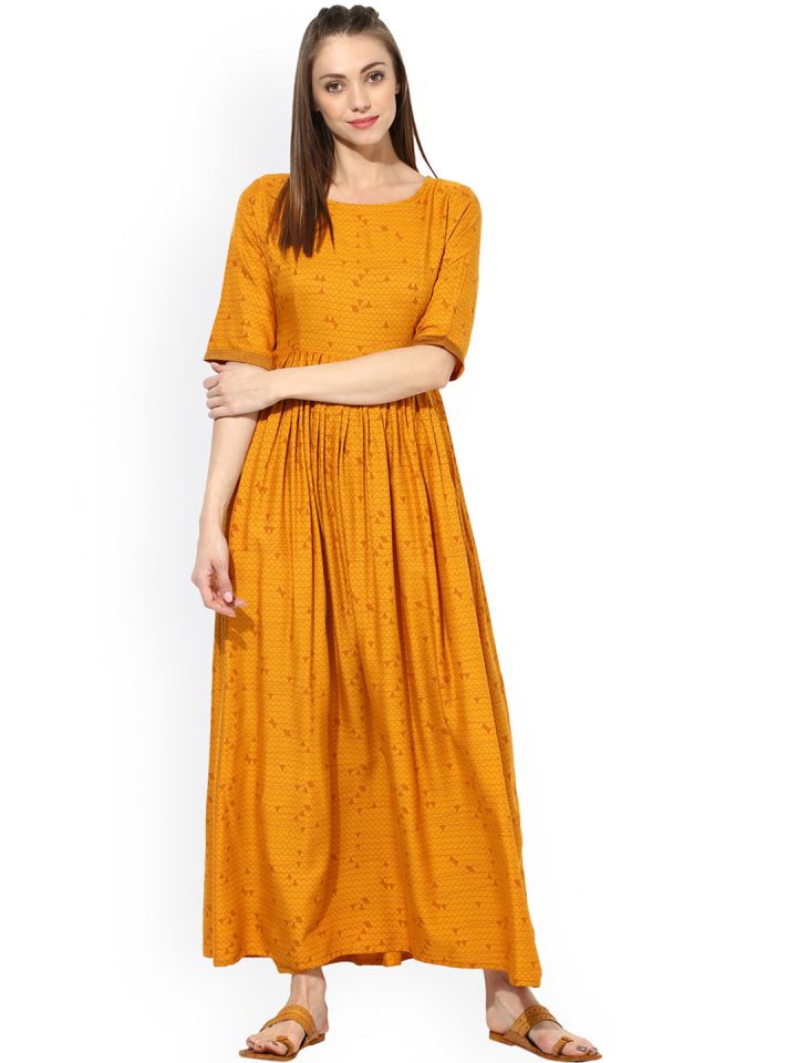 Myntra aks maxi on sale dress