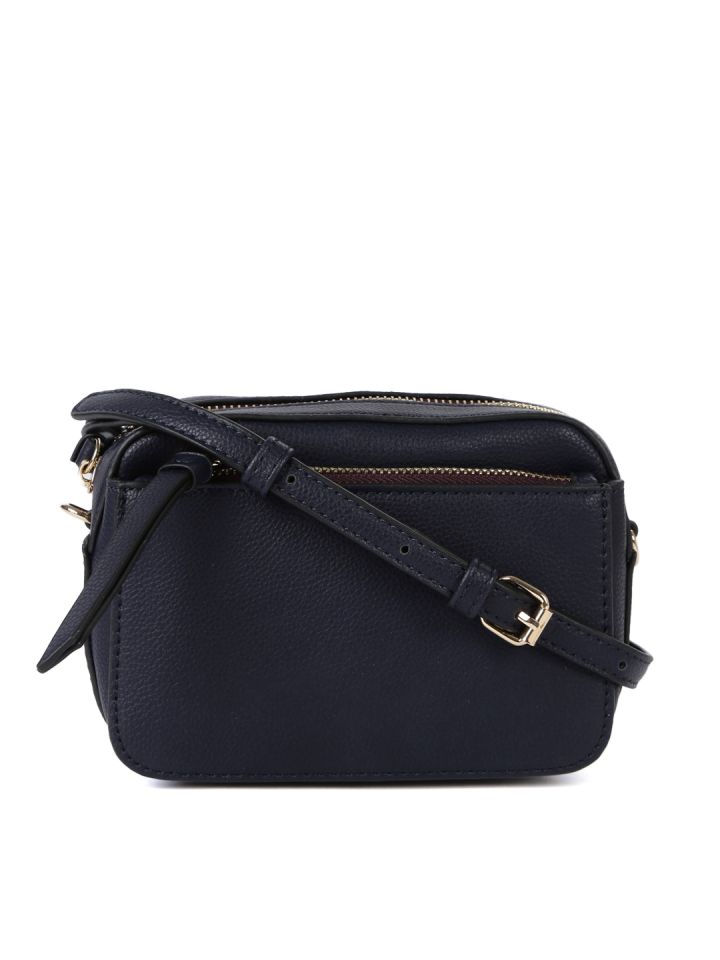 Buy Accessorize Navy Solid Sling Bag Handbags for Women 2095864