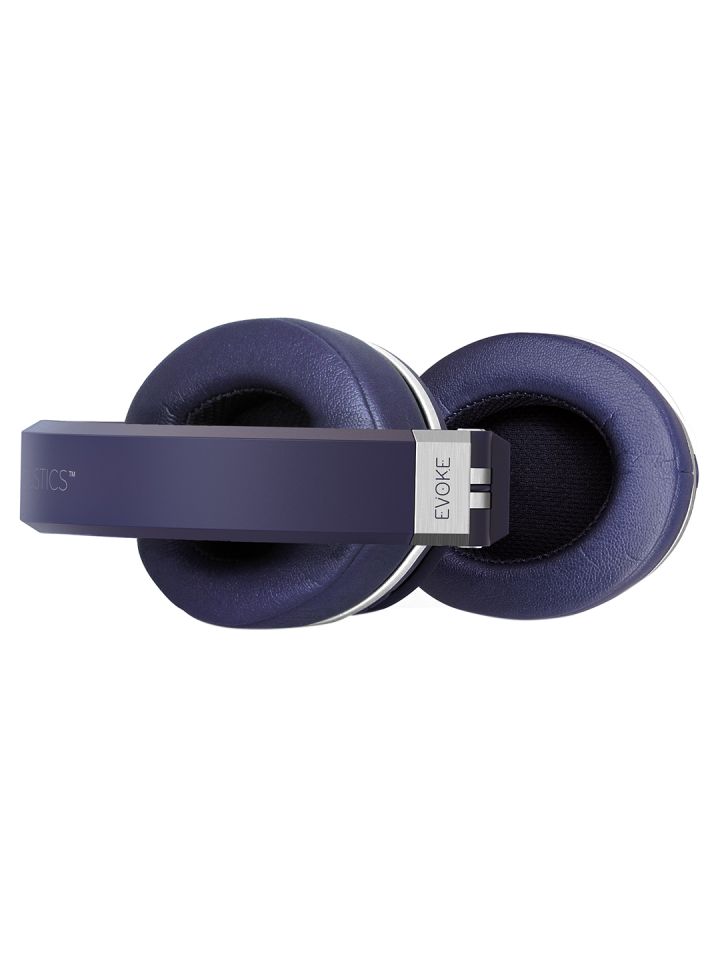 Buy Muve Acoustics Navy Evoke On Ear Bluetooth Headphones With Mic
