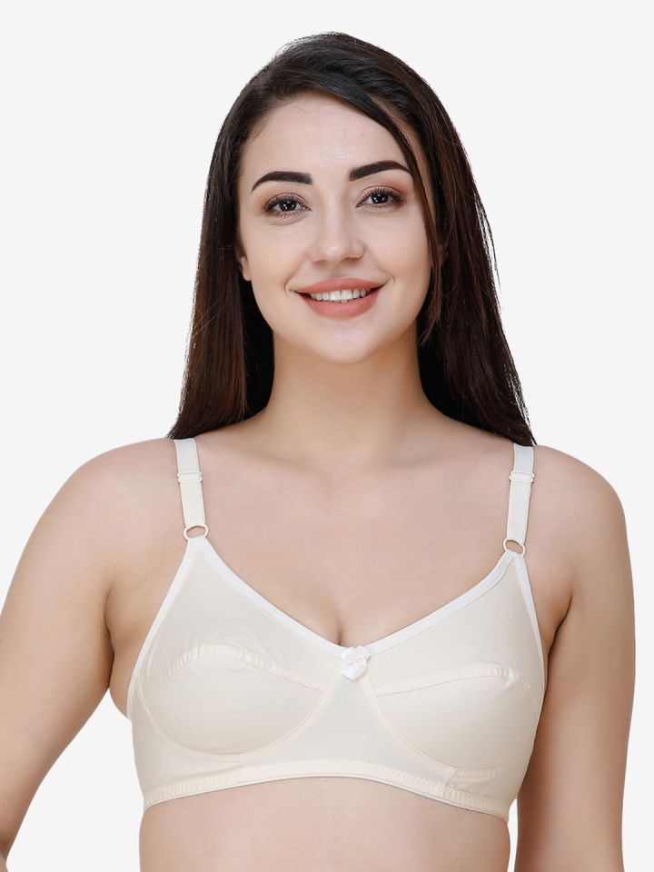 Plus Size Women's Embroidered Underwire Bra by Amoureuse in White