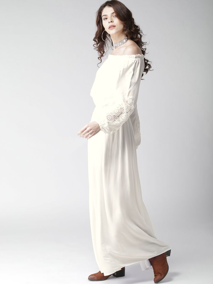 White chiffon dress outlet forever 21