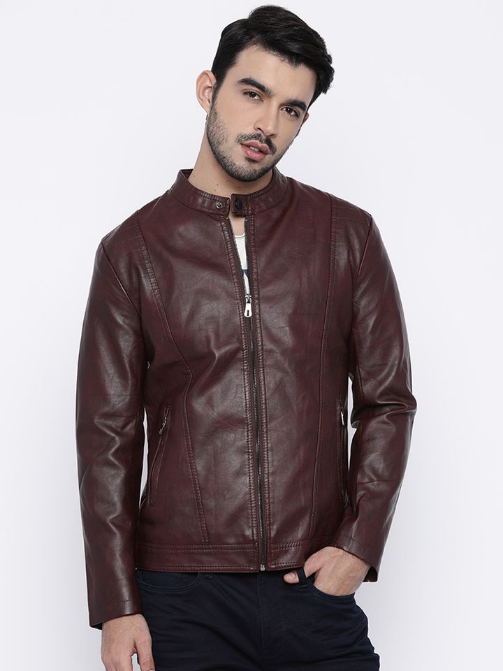 jabong leather jacket