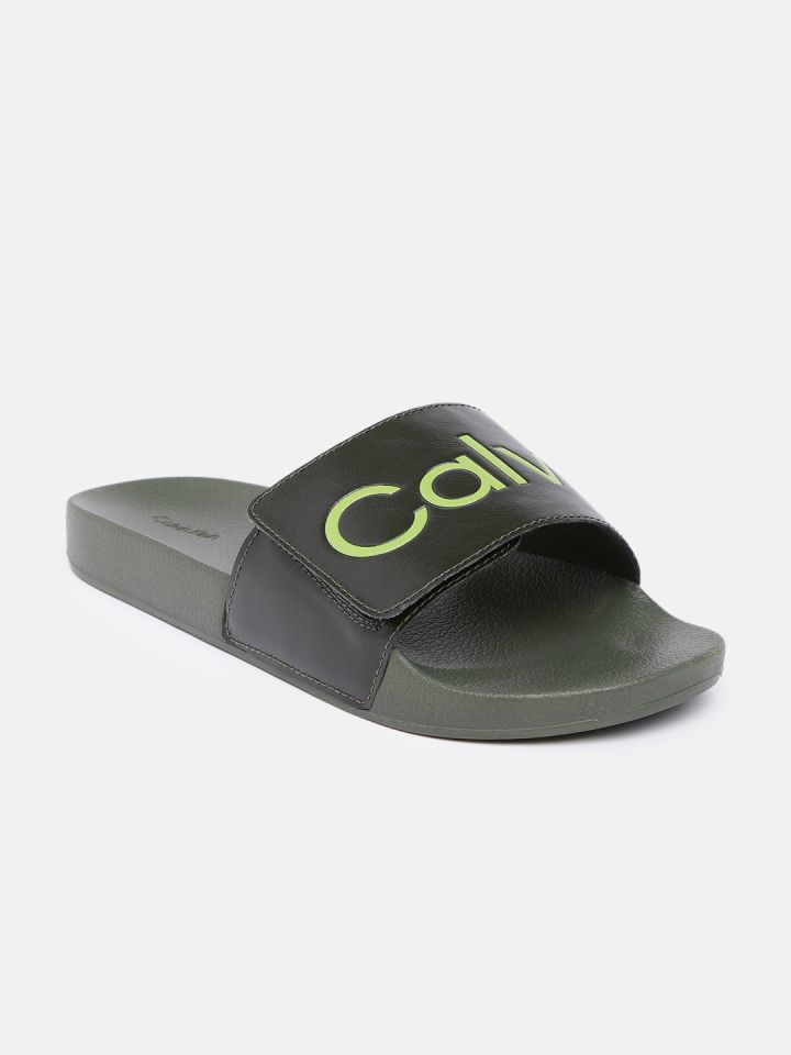 Calvin Klein Jeans Men Printed Sliders