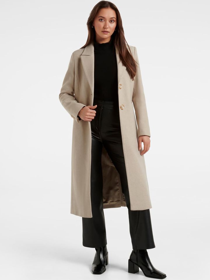 Tailored fit overcoat store