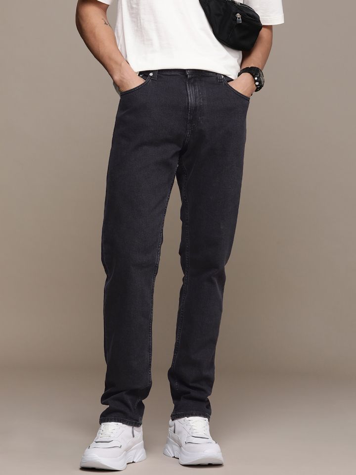 Buy Calvin Klein Jeans Men Straight Fit Stretchable Jeans Jeans