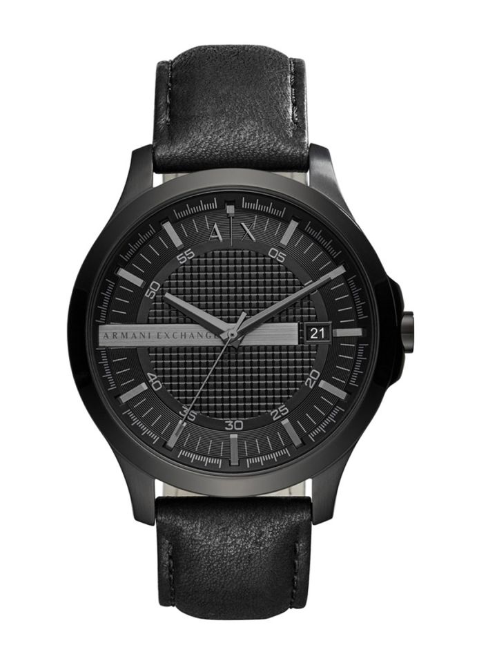 Armani exchange black mens watch outlet