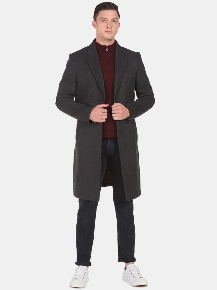 Men's coat 2025 knee length