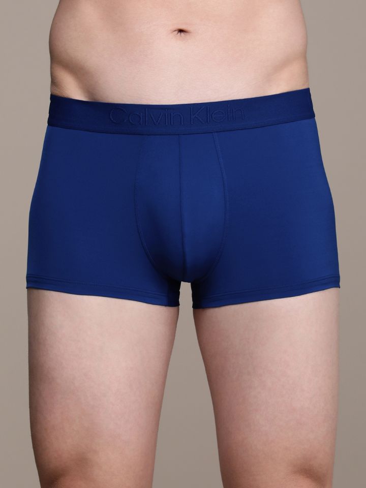 Buy Calvin Klein Underwear Contrast Logo Low Rise Trunks 