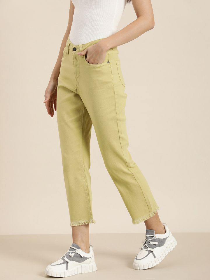 Gap online yellow jeans