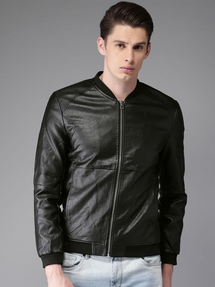 biker jacket myntra