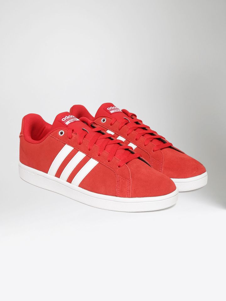 adidas neo red sneakers