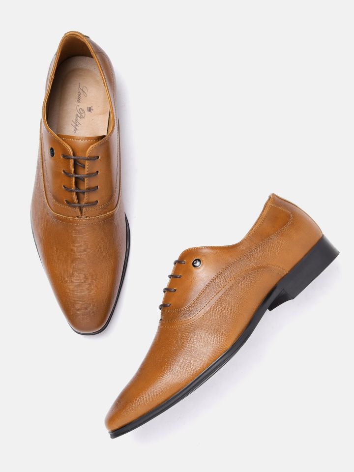 Buy Louis Philippe Men Leather Formal Oxfords Formal Shoes for