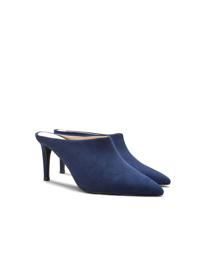 Navy mules heels deals
