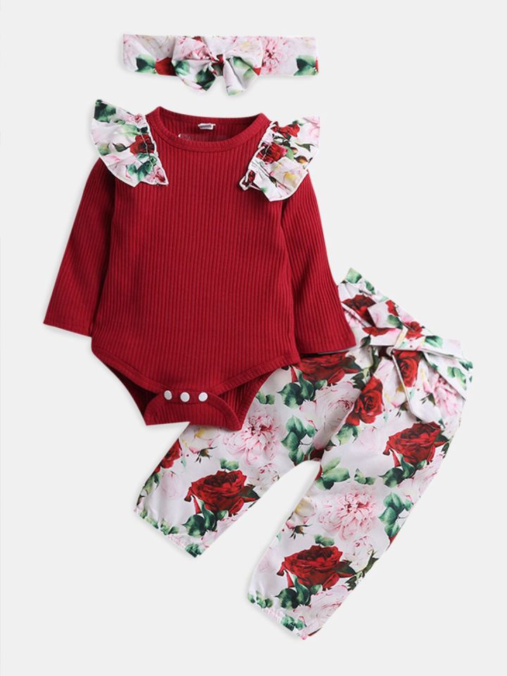 Hopscotch Girls Printed Pure Cotton Clothing Set
