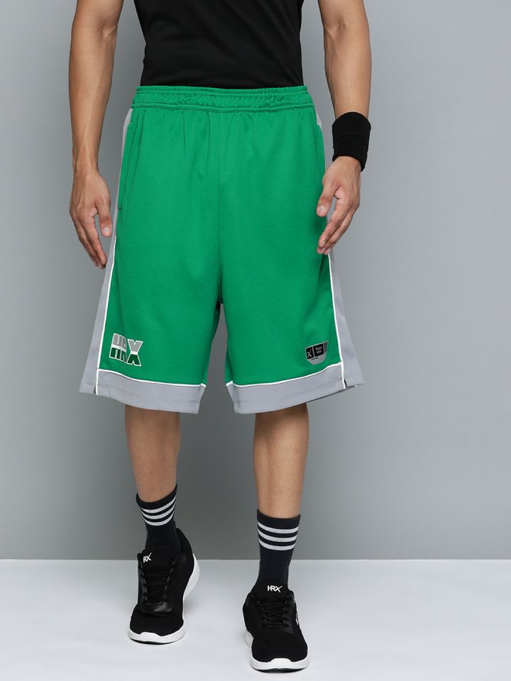 Mens green hot sale basketball shorts