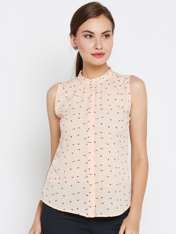 sleeveless formal shirt