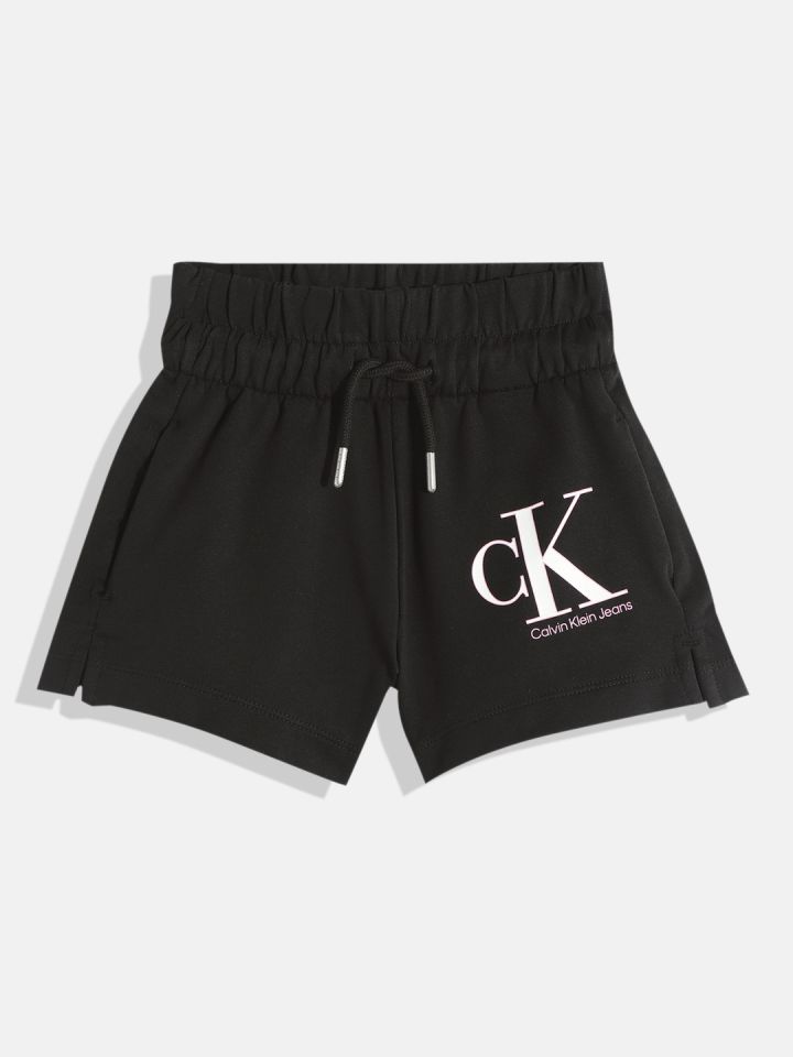 Buy Calvin Klein Jeans Girls Brand Logo Printed Shorts Shorts