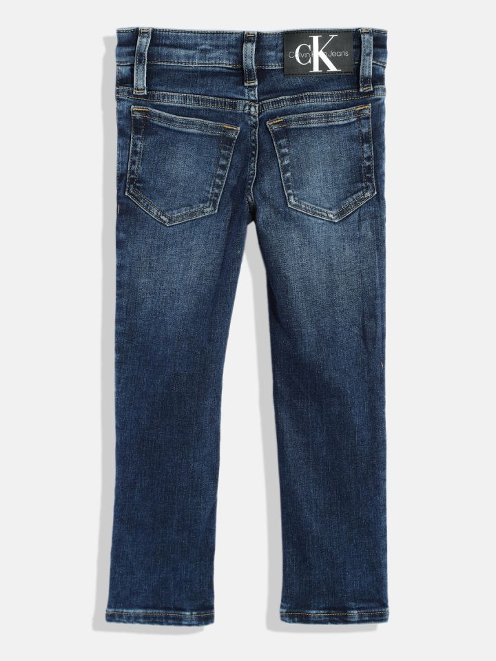 Buy Calvin Klein Jeans Boys Slim Fit Clean Look Stretchable Jeans