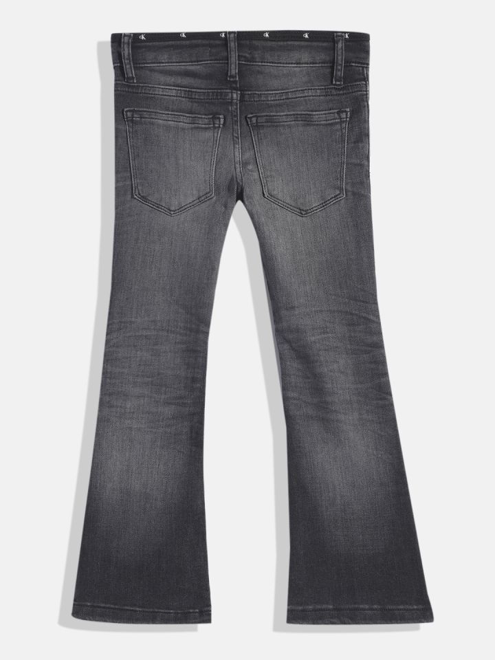 Buy Calvin Klein Jeans Girls Bootcut Mid Rise Clean Look Light