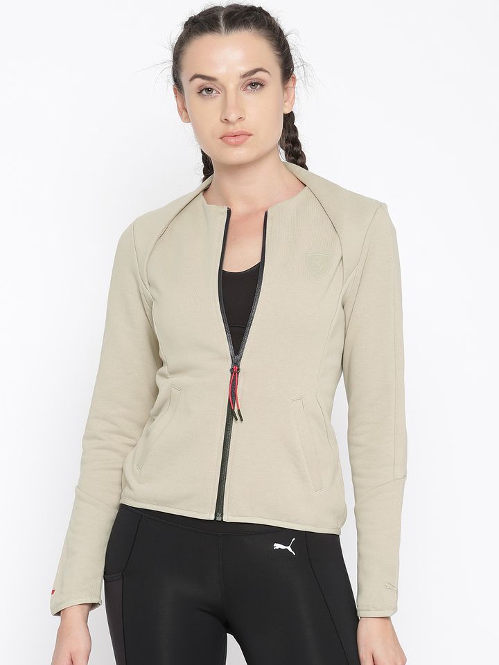 puma ferrari women beige