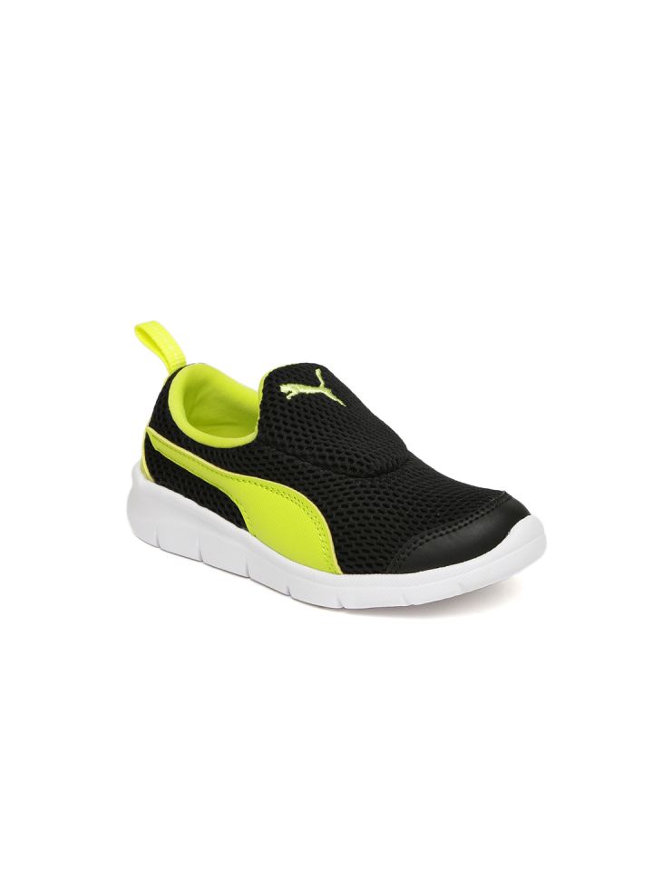 Buy Puma Kids Black Bao 3 Slip On Sneakers Casual Shoes for