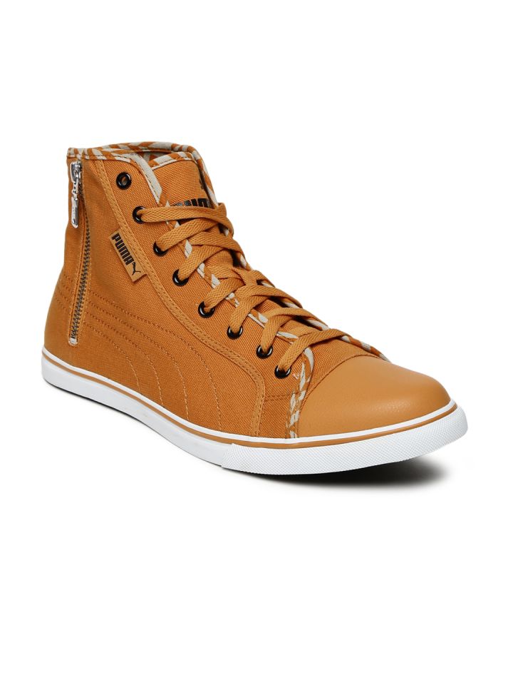 Puma men's streetballer hotsell mid zipper sneakers