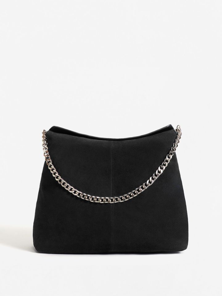 mango black shoulder bag
