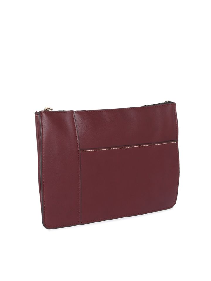 MANGO Maroon Solid Sling Bag