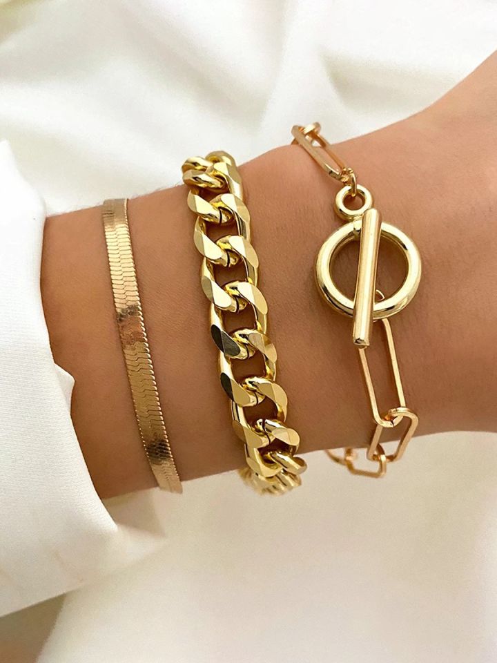 3 shop link bracelet
