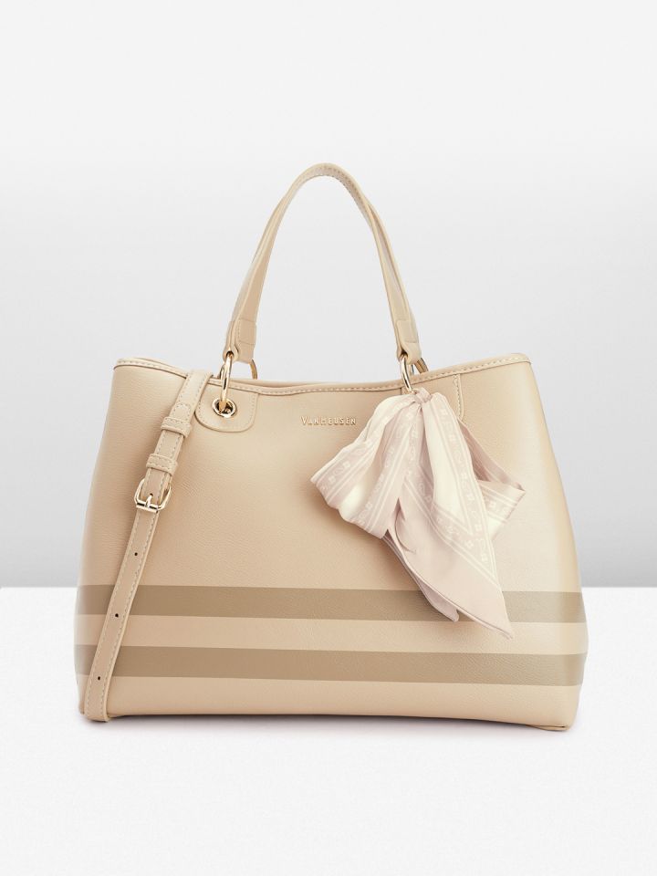 Van Heusen Striped Handheld Bag