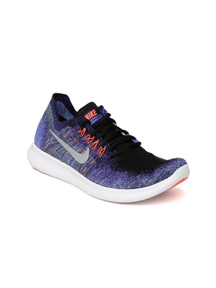 Nike Women Purple FREE RN FLYKNIT 2017 Running Shoes