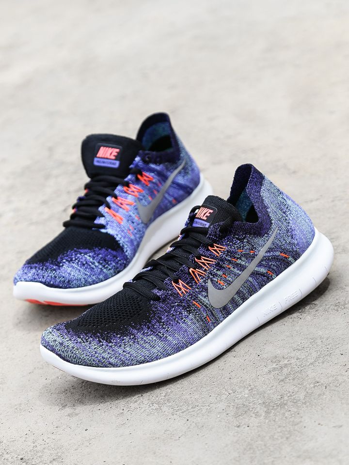 Nike free rn 2025 flyknit femme violet