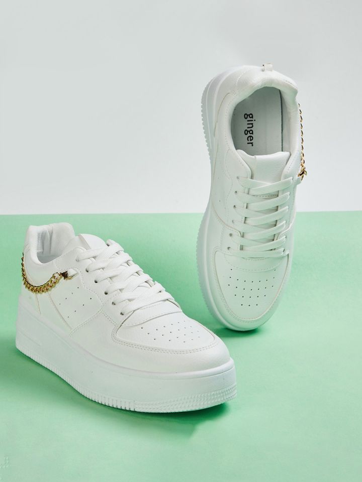 Ginger white shoes hotsell