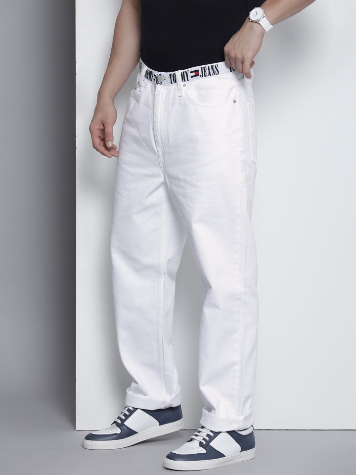 Tommy hilfiger white jeans mens best sale
