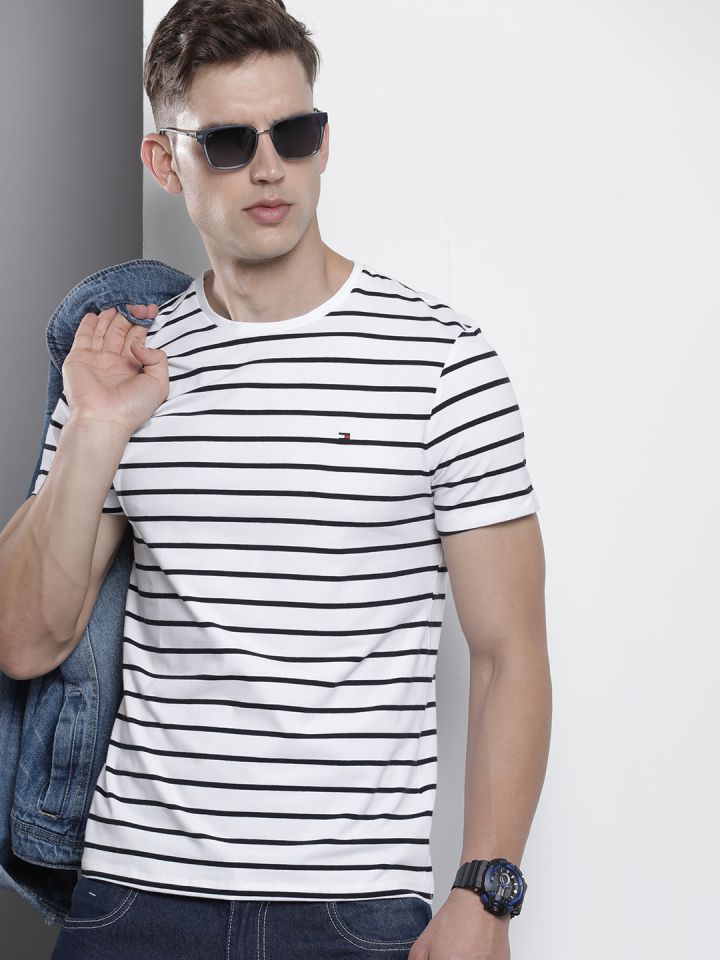 Tommy hilfiger striped t shirt sale