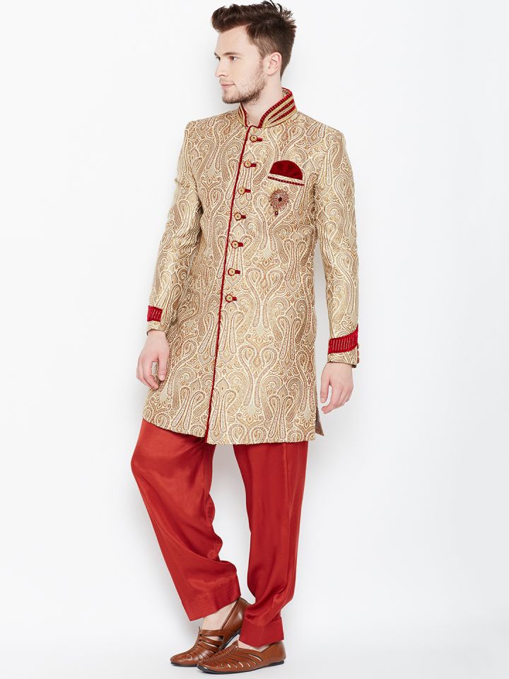 Dhoti sherwani manyavar store