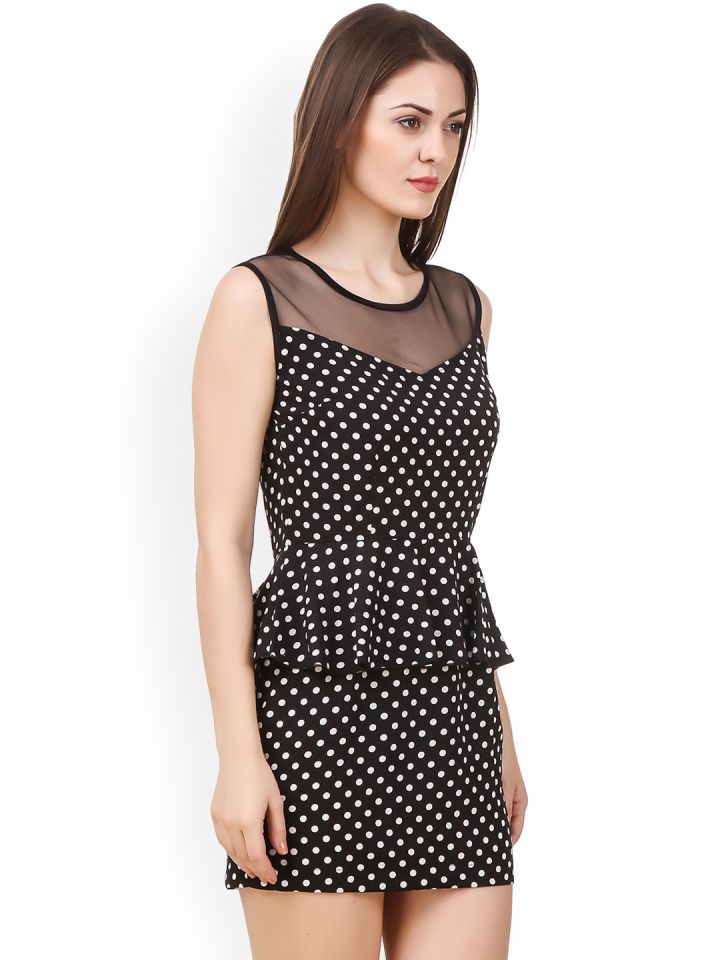 Peplum dress hotsell myntra