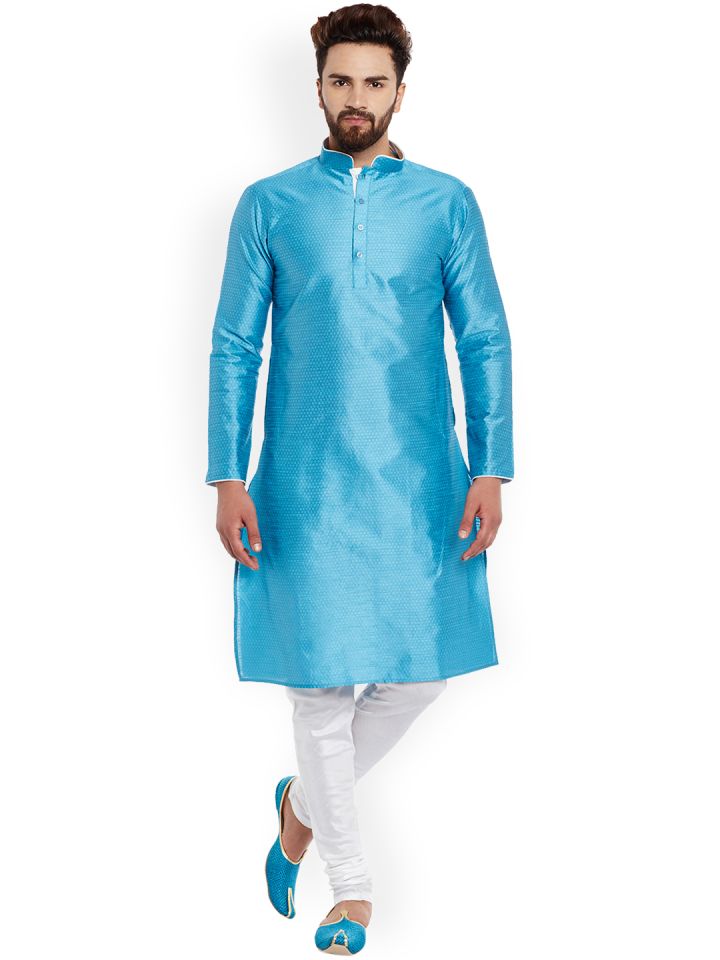 Larwa men's kurta and churidar set top