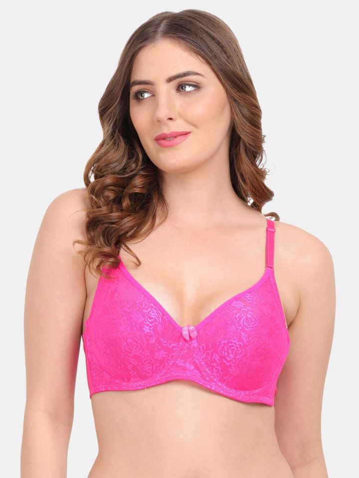 Buy Amour Secret Single Layered Non-Wired 3/4Th Coverage Cami Bra - Grey at  Rs.317 online