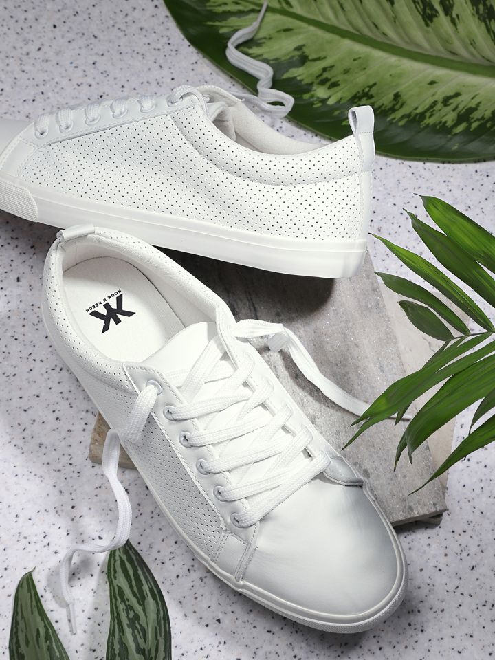 Kook n keech white sneakers on sale