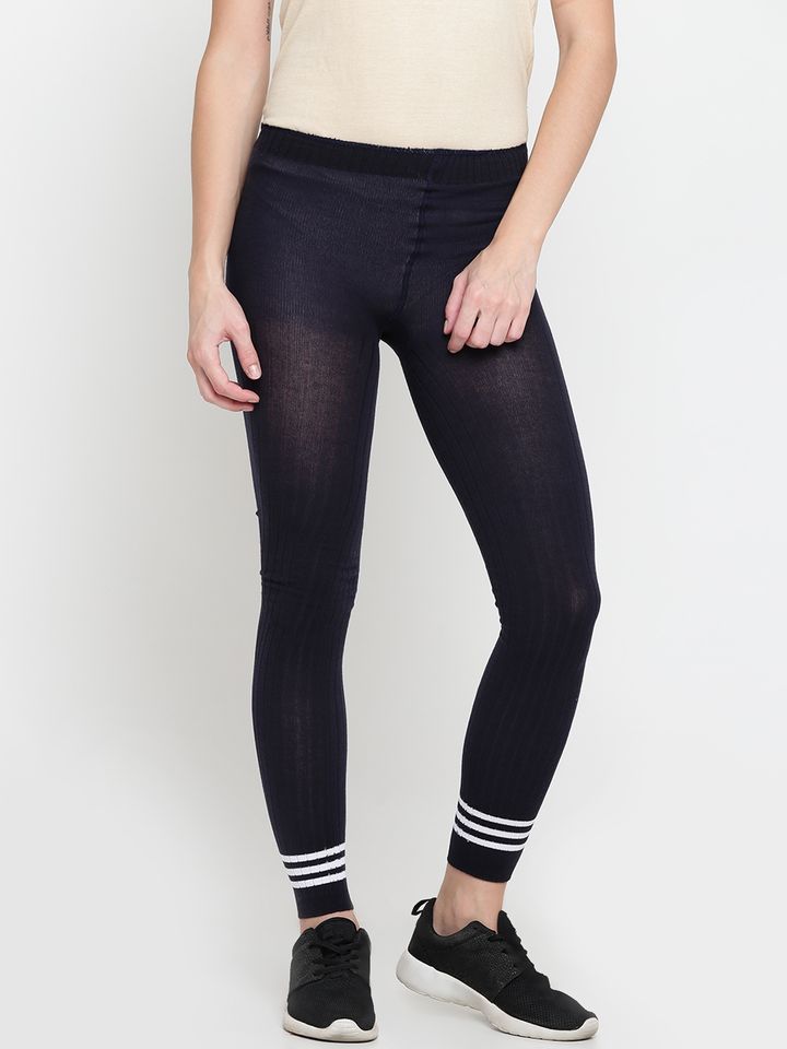 Stripes Semi Sheer Tights - Tights 