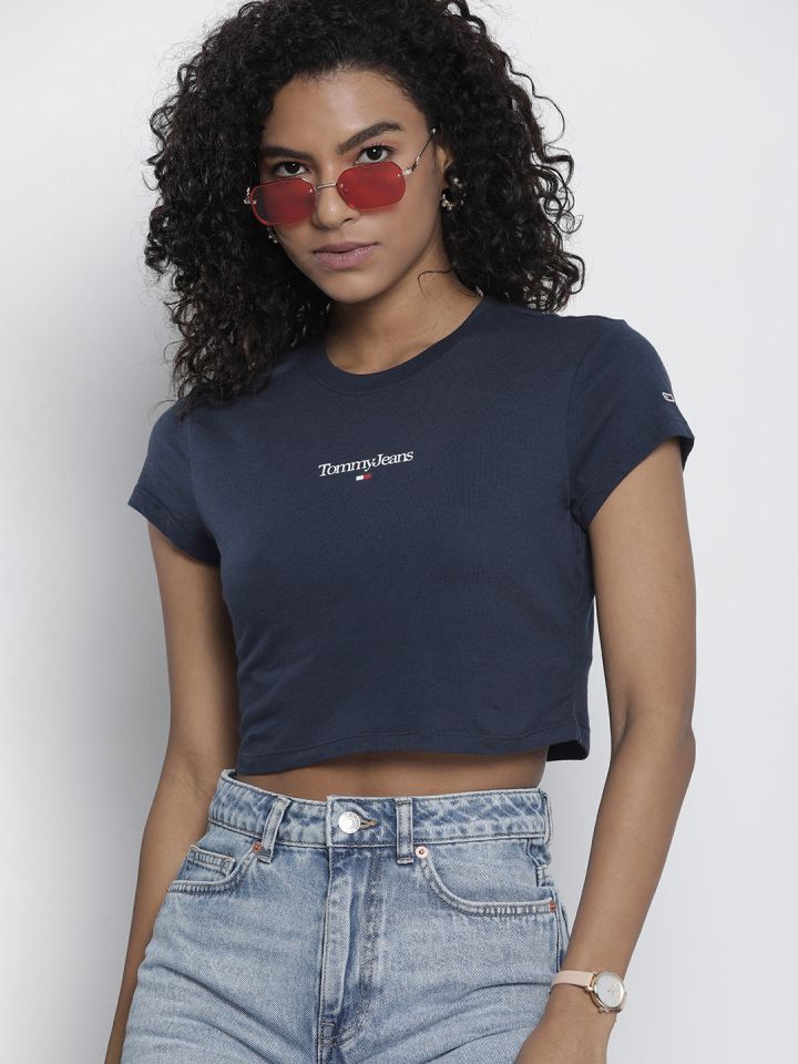 Tommy hilfiger crop t shirt top