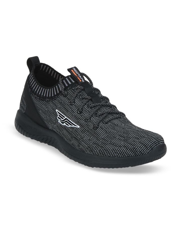 Red tape athleisure black running clearance shoes